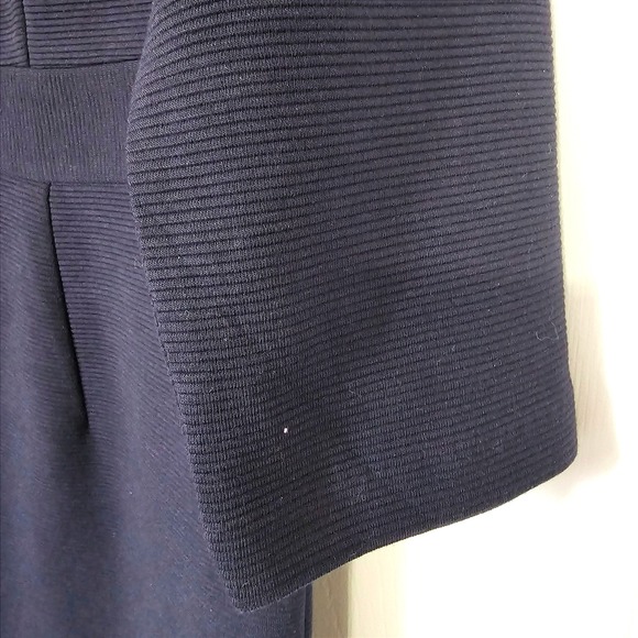 Boden NWT Polperro Ottoman Dress Navy Blue Red Sheath Pencil  8 Office Preppy - Picture 7 of 13